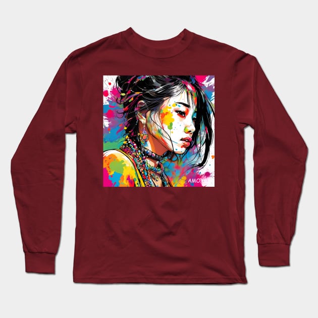 Portrait DV Long Sleeve T-Shirt by amoxes